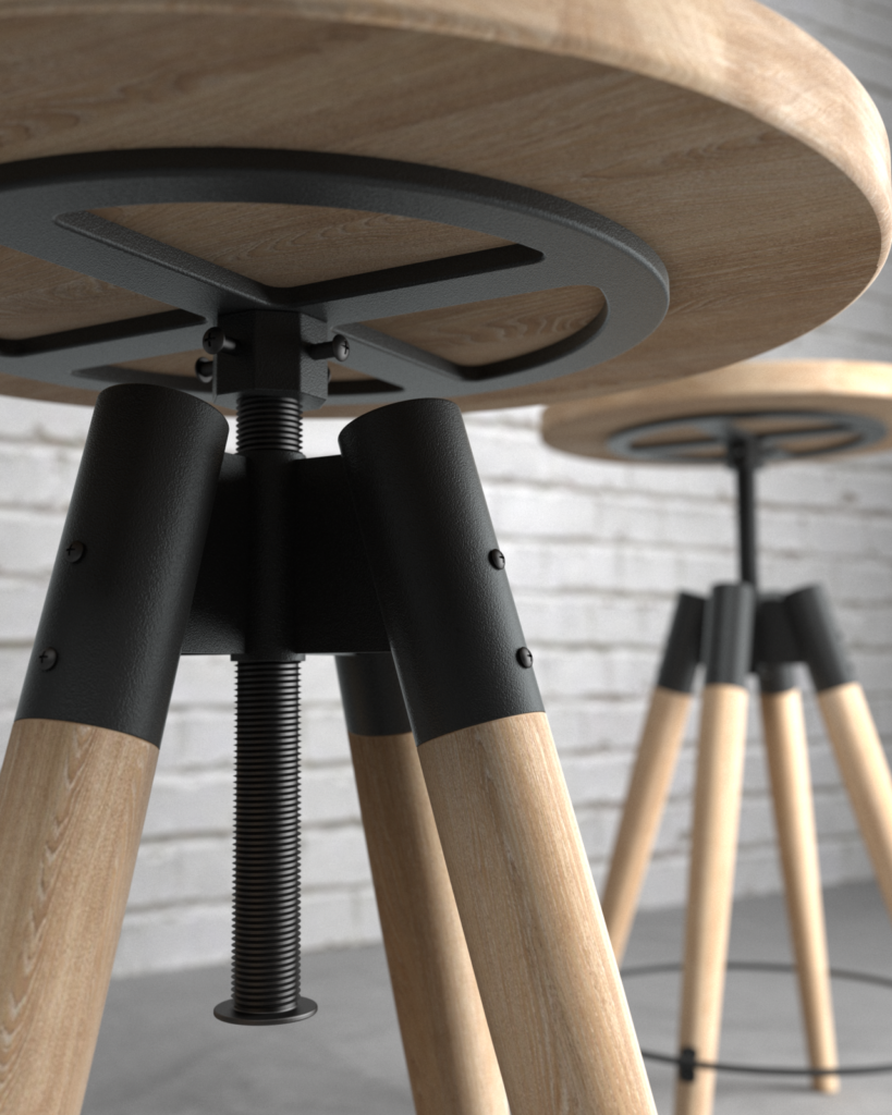Screw Stool Detail